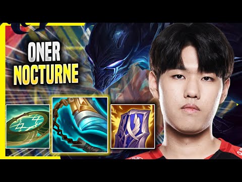 ONER IS A GOD WITH NOCTURNE! - T1 Oner Plays Nocturne JUNGLE vs Graves! | Season 2022