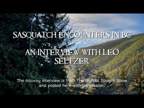 WILD SASQUATCH ENCOUNTERS FROM BC CANADA