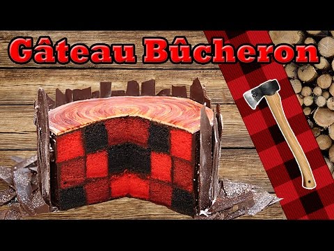 Gâteau damier de bûcheron