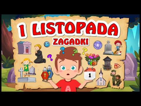 KAROLEK i 1 LISTOPADA 🙏 Dzień Wszystkich Świętych ⚰️ Zagadki dla dzieci  🕯️