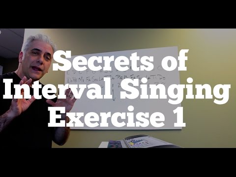 Ear Training: Secrets of Interval Singing Exercise 1
