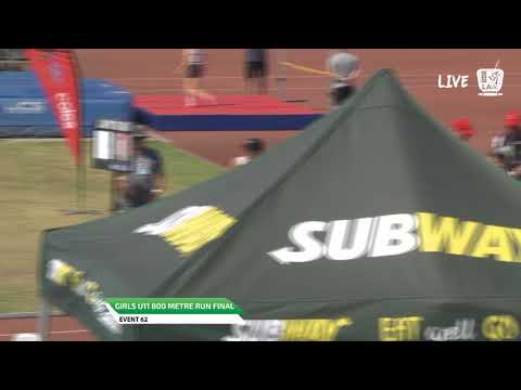 Girls U11 800m Final - 2019 State Track and Field Championships // LAVicTV
