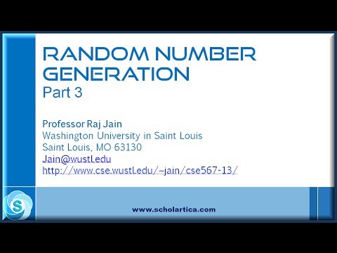 Random Number Generation: Part 3