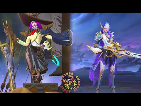 Lesley Angelic Agent Skin VS Hawk Eyed Sniper Skin MLBB Comparison