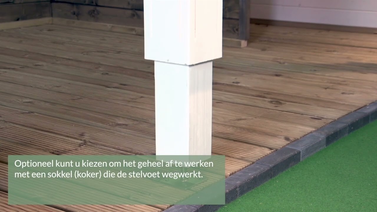 Montagevideo stelvoet plaatsen