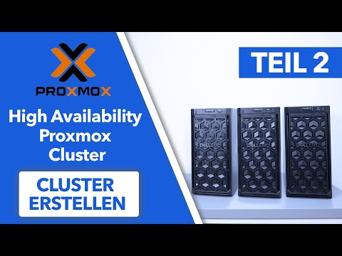 2. Cluster erstellen (3 Nodes) - Step-by-Step Proxmox HA Cluster