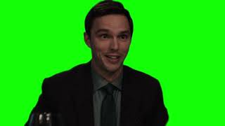 The Menu Nicholas Hoult "that was a shock, I didn't see that coming" green screen