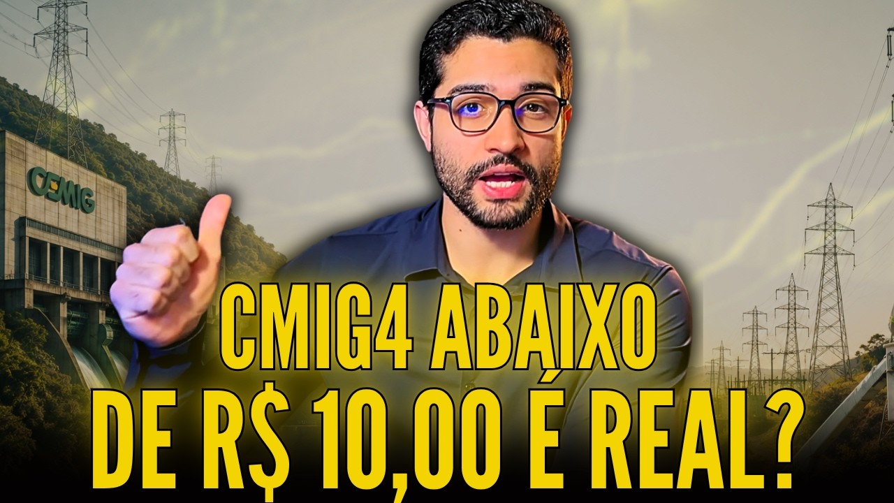 CEMIG ESTÁ BARATA DEMAIS PARA IGNORAR? CMIG4 EM QUEDA É APORTE ÓBVIO?