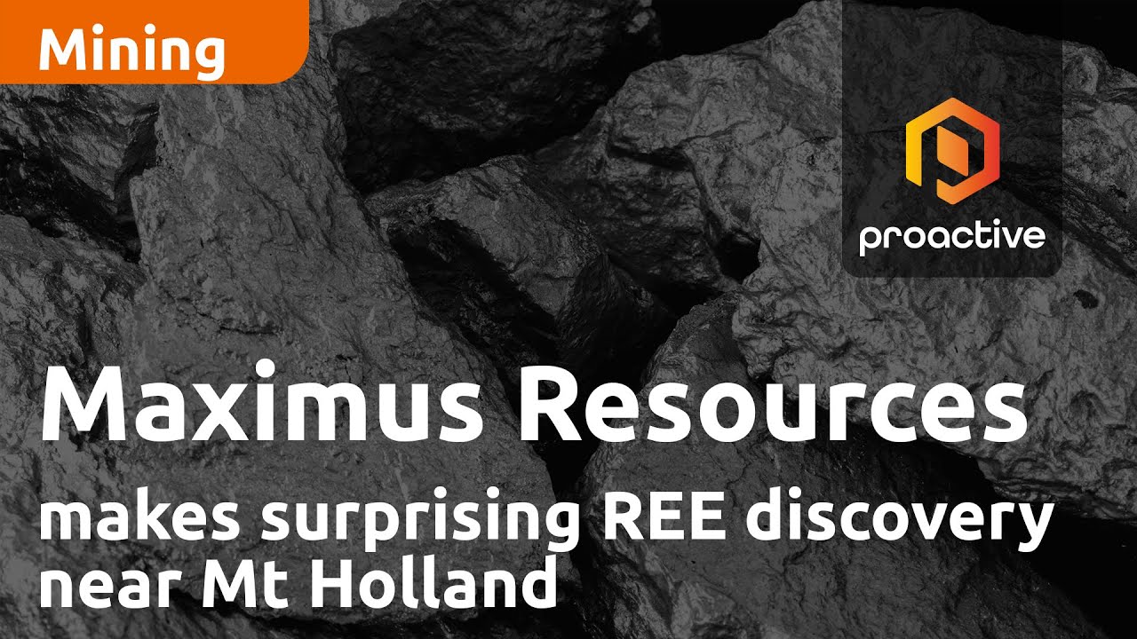 Maximus Resources makes surprising REE discovery near Mt Holland
