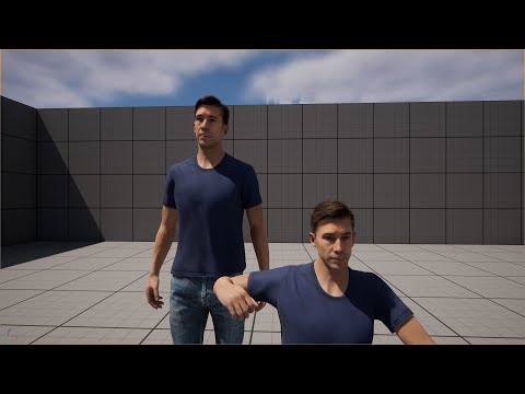 CC4 / iClone 8 wrinkle feature and Live Link in Unreal Engine 5. (Subtitle)