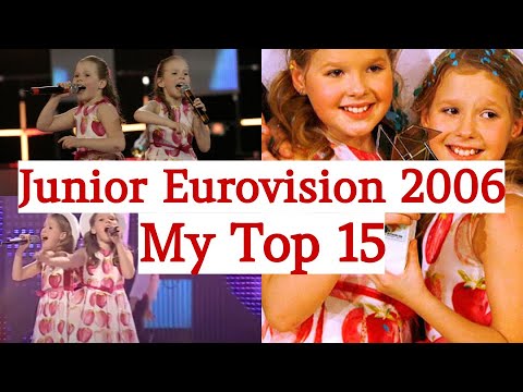 Junior Eurovision 2006 🇷🇴 My Top 15 (With Comments)