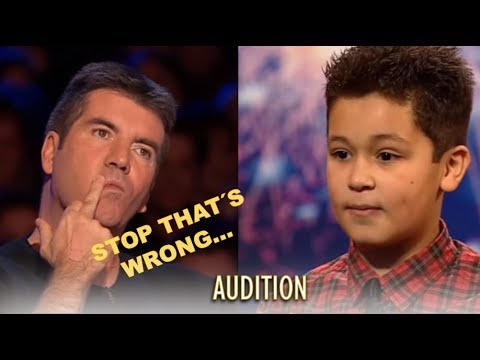 Simon Stops Little Boy And Asks Him To Sing Another Song...Watch What Happens! Britain´s Got Talent