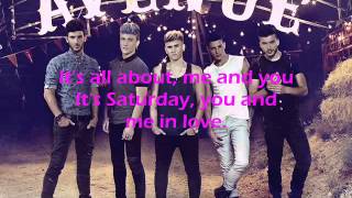 Auryn- Saturday I&#39;m In Love Lyric