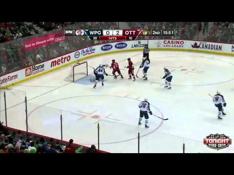 Jets @ Senators Highlights 3/18/13