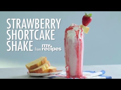 How to Make a Strawberry Shortcake Milkshake
