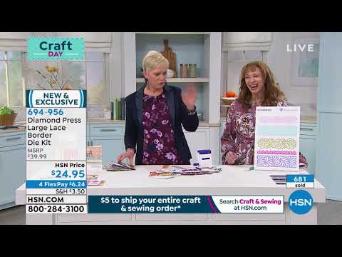 Diamond Press Large Lace Border Die Kit