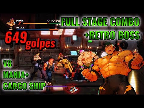 Streets of Rage 4/ V8/ Mania+/ Max/ Full Stage Combo + Retro Boss Level 3 (old - WR)!