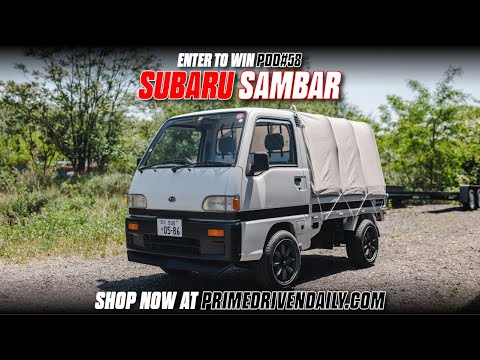 Prime Driven Daily 58 - 1993 Subaru Sambar - 4WD Kei Truck - Mini Pit truck
