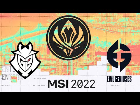 G2 vs EG | Groups Day 2 | MSI 2022 | Highlights