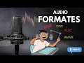Audio File Formats MP3 AAC WAV FLAC OGG Explain