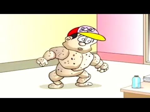 ဘိုဘိုကာတွန်း - သဏ္ဌာန်ပြောင်းငုံဆေးလုံး (Bobo Cartoon)