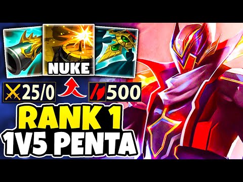*1v5 Penta* The Rank 1 Gangplank's Most Perfect Game Of Season 12