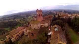 preview picture of video 'San Miniato visto dal Drone 16.12.14'