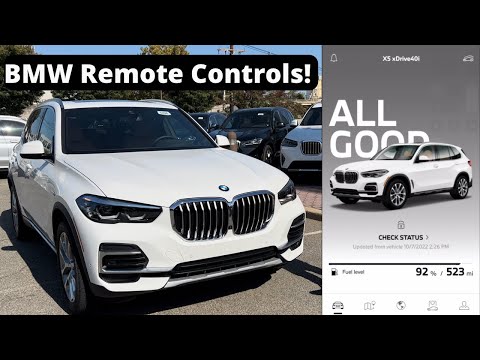 How to Control Your BMW Using your Phone! (MyBMW App Demonstration and Discussion)!