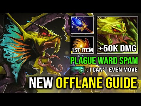 WTF First Item Midas Venomancer | NEW Offlane Guide 100% Annoying Slow Bullying Enemy Dota 2