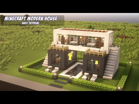 Build EPIC Modern House in Minecraft! Shocking Design Revealed" #minecraft