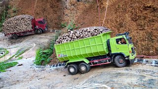 Download lagu RAJA OLENG Hino 500 ENGKEL overtakes Hino 500 Tronton OFFROAD Truck Passing Viral Hill Rc Truck mp3
