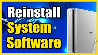 How to Reinstall System Software on PS4 (Safe Mode)