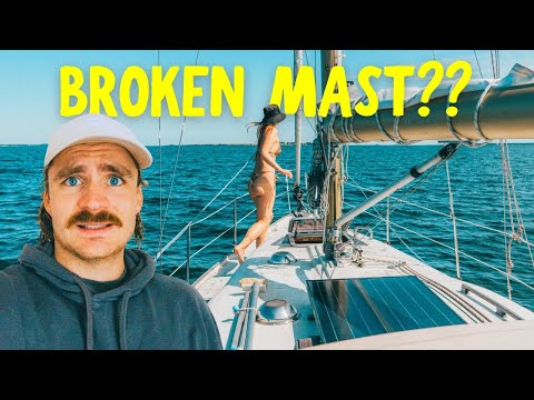 Realities of a cheap sailboat (Broken mast, leaks & haul out)