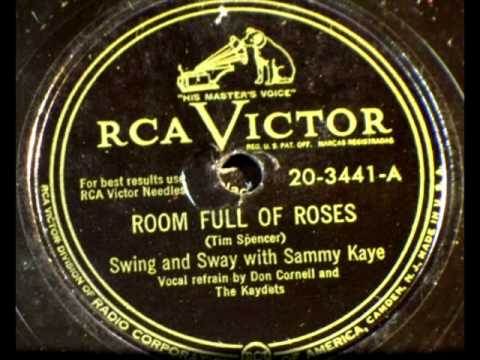 Room Full Of Roses by Sammy Kaye on 1949 RCA Victor 78.