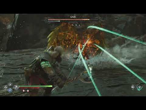 God of War Ragnarök Gna, no damage taken, Level 8 gear, GMGOW difficulty,