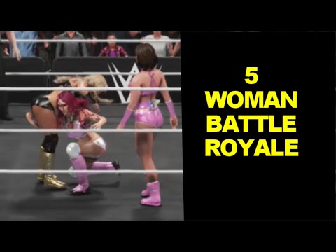 WWE 2K19 5 - Woman Battle Royale - Elimination Knockout