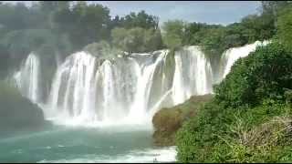 014 Босния и Герцеговина водопады КРАВИЦЕ road journey tourism mountains туризм путешествие отдых