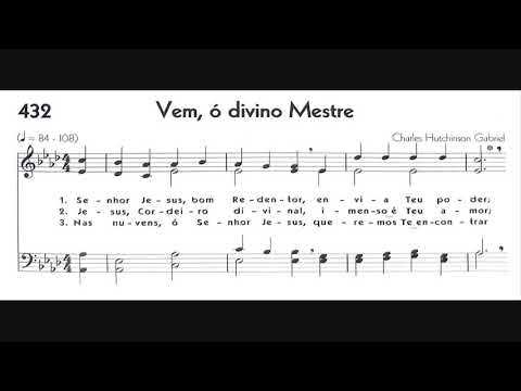 Hinário 5 CCB - Hino 432 - Vem, ó divino Mestre - Strings - Teclado Yamaha PSR S670