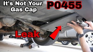 P0455 INFINITI G35 G37 - EVAP Control System Gross Leak Detected / Check Engine Light 350z