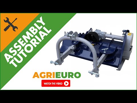 Tractor Flail Mower Light Series with manual shift - BullMach ERMES S series - Assembly tutorial