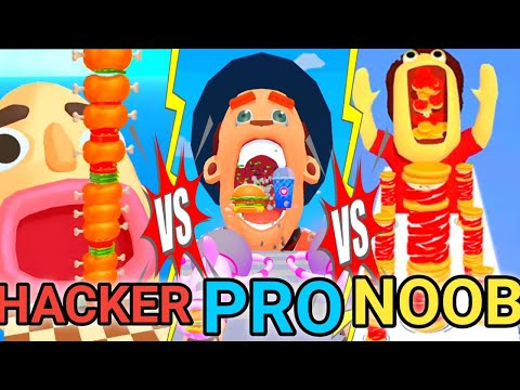 PANCAKE RUN vs SANDWICH RUNNER vs BURGER RUN - Triple Game All Level Gameplay Android NEW UPDATE SK