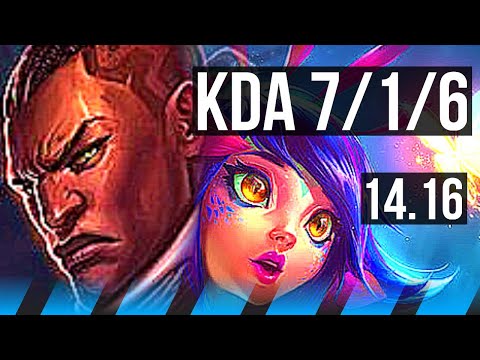 LUCIAN vs NEEKO (MID) | 7/1/6 | NA Master | 14.16