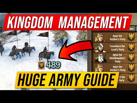 HUGE Army Guide & Kingdom Management Tips - Mount & Blade 2: Bannerlord Complete Starter Tutorial!