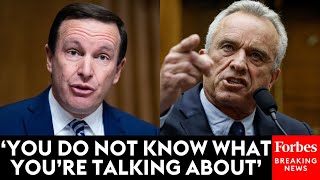 JUST IN: Chris Murphy, Sec. RFK Jr. Go Toe-To-Toe In Fiery Exchange: 'Let Me Finish My Question'