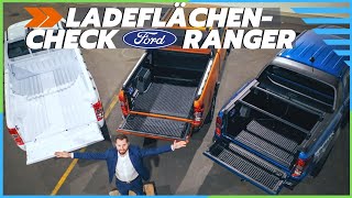 Der große Ford Ranger Ladeflächen-Check (Maße, Nutzlast, Abdeckung, Ladeklappe)