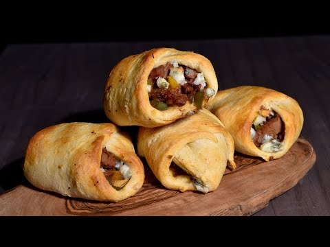 Brisket Stuffed Crescent Rolls