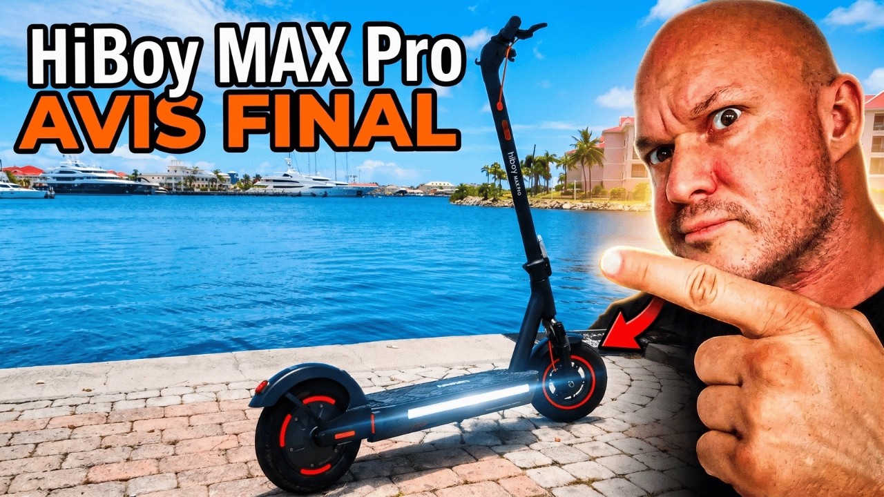 Test HiBoy Max Pro : La trottinette électrique Bosch ultime pour la ville (Sans prise de tête !)