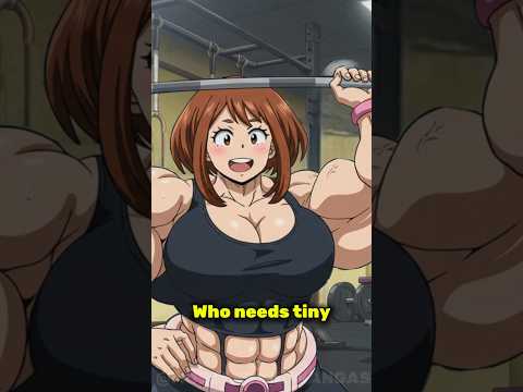 mha muscle growth: Uraraka