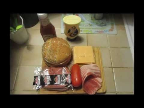 Recette n°1 : hamburger bacon *