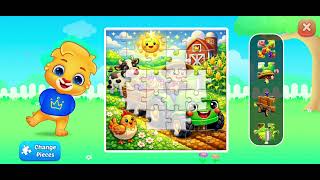 🚜 Farm Tractor Jigsaw Puzzle - Puzzle Kids Jigsaw Puzzles Walkthrough
